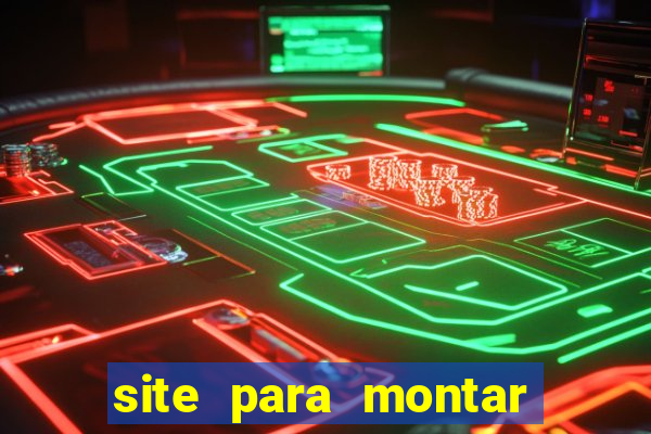 site para montar time de futebol